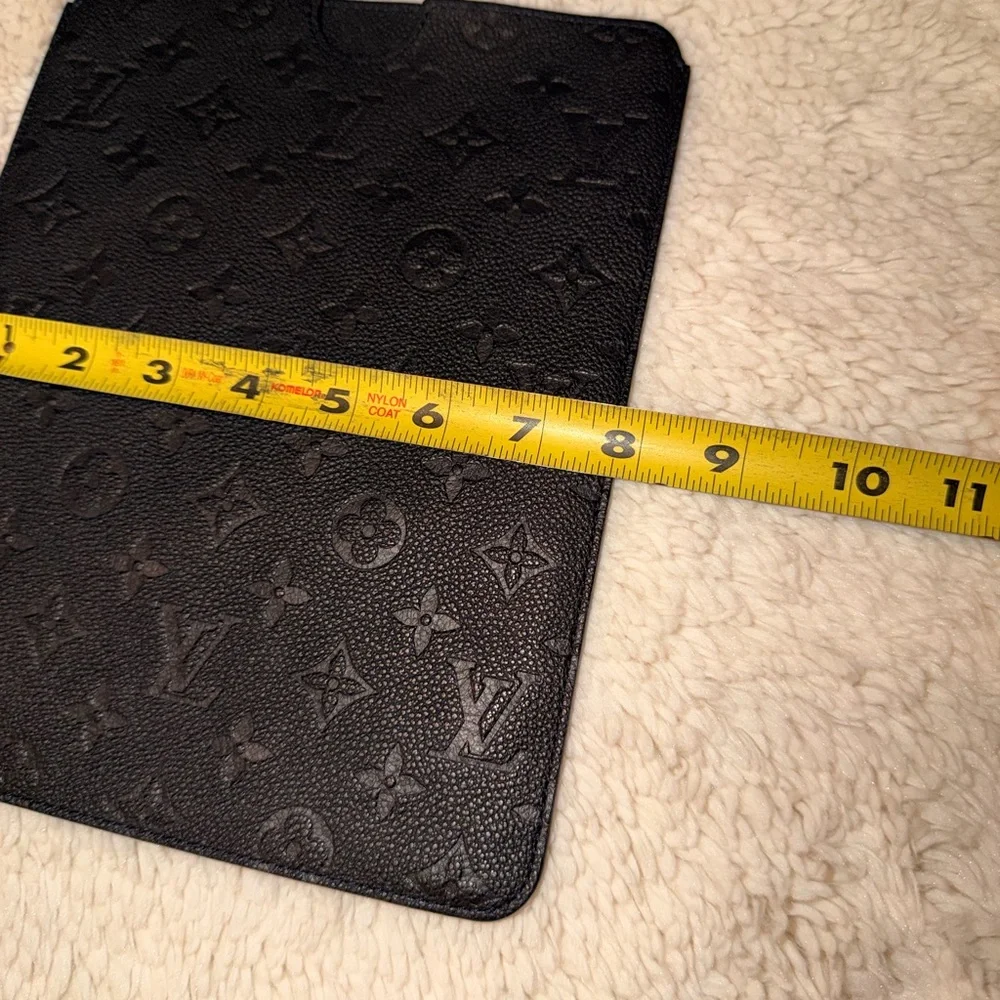 Louis Vuitton Black Embossed Monogram Tablet Cover